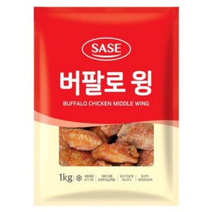 사세 버팔로윙 1kg X 10개 냉동 핫윙 닭날개