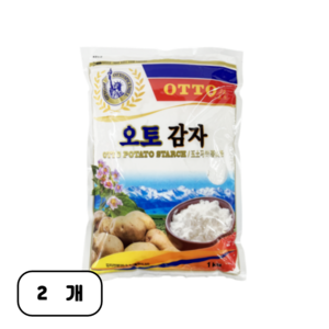 오토 감자전분, 1kg, 2개