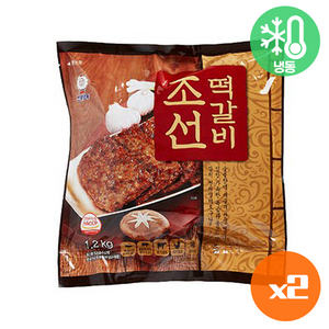 천일 조선 떡갈비 1.2kg2개, 1.2kg, 2개