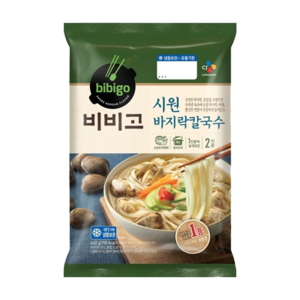 CJ 비비고 시원바지락칼국수642g (2인분), 642g, 3개