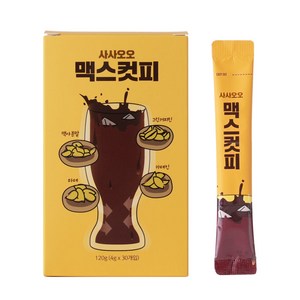 사사오오 맥스컷피 카테킨 커피 맥스 44 / 55, 4g, 30개입, 1개