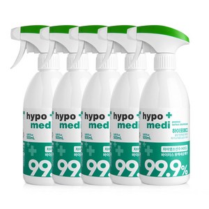 하이포메디 뿌리는 살균소독제, 500ml, 5개