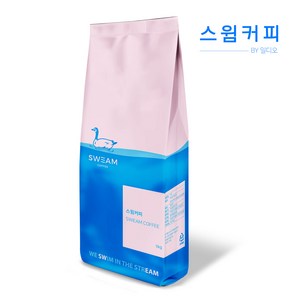 스윔커피 크릭 블렌드 원두커피 (고소한 맛) 1kg 홀빈(분쇄안함), 1개