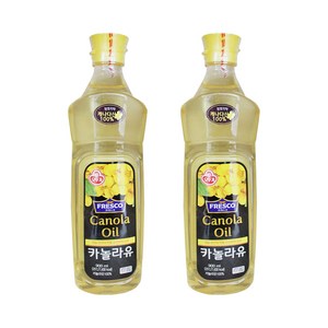 (실온)[오뚜기]프레스코 카놀라유900ml, 900ml, 2개