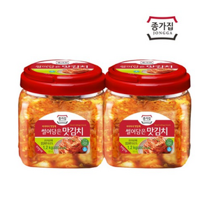 종가집 맛김치 1.2kg (PET), 2개