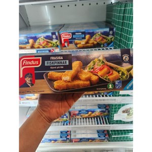 IKEA FOOD Findus 피쉬핑거스 피쉬커틀렛 명태 스틱 MSC인증 450g + Happing 봉지클립(대) 1P, 1개