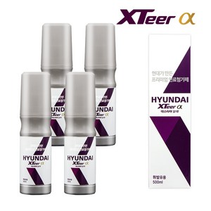 현대 엑스티어 알파 연료 첨가제 가솔린 휘발유 경유 디젤 500ml, 1세트, 가솔린/휘발유, 4개