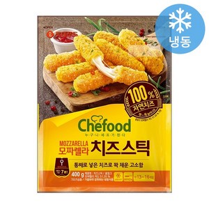 롯데 쉐푸드 모짜렐라 치즈스틱, 400g, 1개