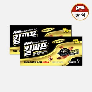 킬파프 바퀴제로 베이트 큰바퀴용 6개입 바퀴벌레 퇴치 제거제, 25.8g, 2개