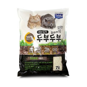 테비토퍼 두부두부 프리미엄 고양이 모래, 7L, 1개, 오리지날