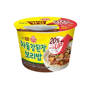 오뚜기 컵밥 차돌 강된장 보리밥, 310g, 3개