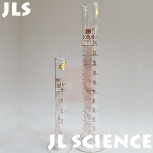 (JLS) 250ml ~ 500ml 국산 유리 메스실린더 (동성) Measuing Cylinde Gaduated Cylinde, 250ml 1ea, 1개