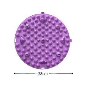 지압판 발 마사지 매트 발 밟는 스타일 마사지 발 매트 발바닥 마사지 매트 발가락 지압판, 1개, 38cm 보라색