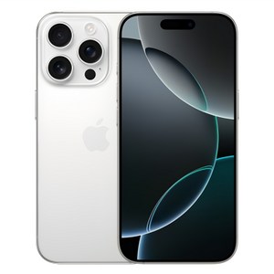 Apple 정품 아이폰 16 Po 자급제, 화이트 티타늄, 1TB