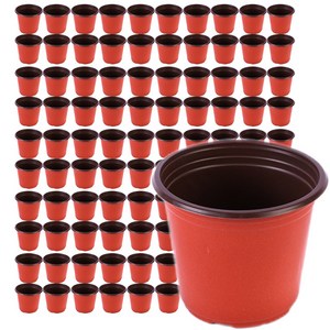 이색포트 모종컵 화분 100개 세트 90mm 110mm 130mm 150mm 170mm 190mm 210mm, 1세트, 색상