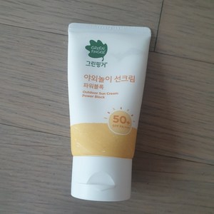 그린핑거 야외놀이 선크림 파워블록 SPF50+ PA++++, 80ml, 1개