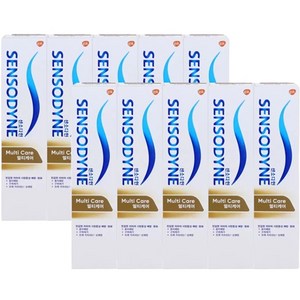센소다인 멀티케어 치약, 100g, 10개