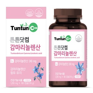 튼튼닷컴 감마리놀렌산 [6개월분] 보라지유 함유 / 건강기능식품, 1개, 180정