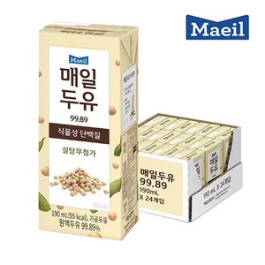 매일유업 매일두유 99.9, 190ml, 12개