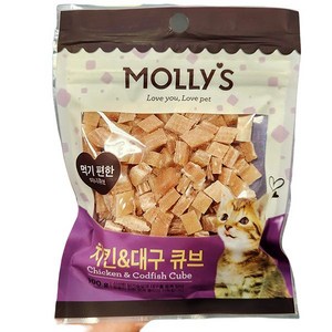 몰리스 치킨 & 대구 큐브, 100g, 1개