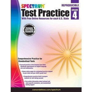 Spectrum Test Practice Grade 4: With Free Online Resources for Each U.s. State, 하이북스