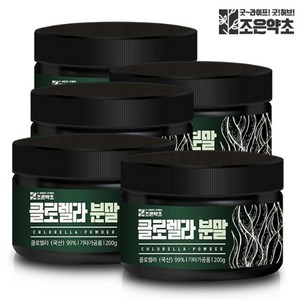 조은약초 클로렐라 분말 200g x 5, 5개