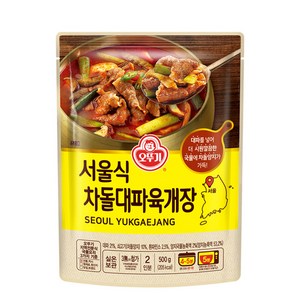 오뚜기 서울식 차돌대파육개장 500g 4개