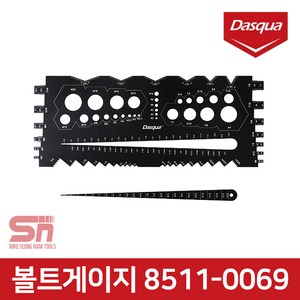 다스쿠아 볼트게이지 멀티 눈금자 각도자 8511-0069, 1개