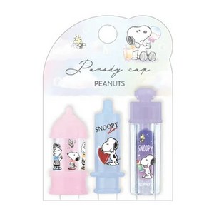 스누피 마스코트 연필캡 3P 스누피(304606), 1개