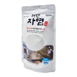 국산 갯벌 소금 태안 자염 500g 끓여만든 소금, 1개