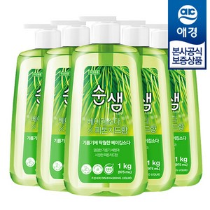 순샘 베이킹소다 피톤치드향 용기 일반주방세제, 975ml, 5개