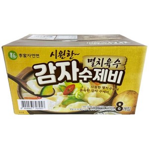 이가자연면 멸치육수 감자수제비 186.5g x 8개입 코스트코, 1개