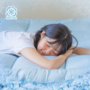 드리울 아이스 쿨 냉감 토퍼 매트, 워터스카이