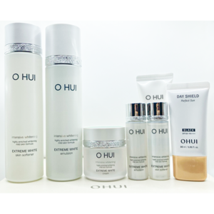 오휘 익스트림 화이트3종세트(스킨150ml+20ml+로션130ml+20ml+화이트크림20ml+폼40ml+선블랙30ml), 1세트