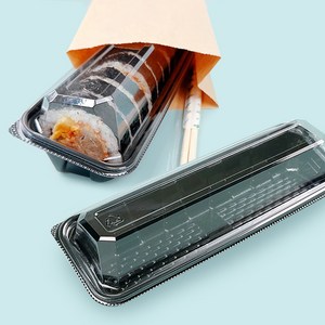 1줄 김밥 포장용기 1000세트 뚜껑포함 한줄김밥 일회용 김밥도시락, 1개