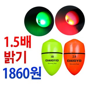 다이교 전자 구멍찌 br cr 425 배터리 밧데리 건전지 사용 바다 전자찌, 다이교 전자찌레드1.5벌크, 1개