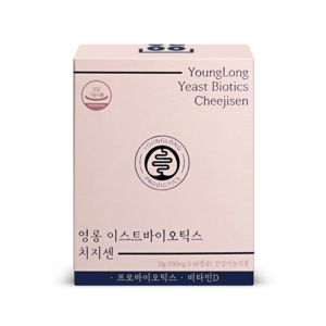 영롱 이스트바이오틱스 치지센 유산균 건강기능식품 (부원료) 헤스페리딘 600mg, 1개, 60정