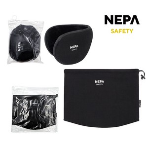 네파 safety 24년형 NEW 넥워머+귀마개 겨울 방한용품 세트 겨울넥워머 겨울귀마개