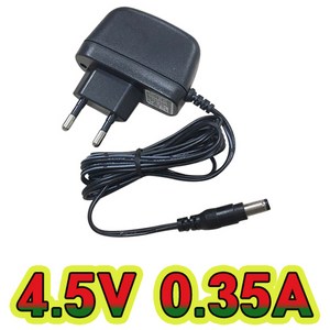 순흥전기 어댑터 4.5V 모음 4.5V 0.35A ~ 1A 까지 생산 어댑터 아답터 직류전원장치, 4.5V 0.35A 벽걸이형, 1개