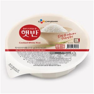 CJ제일제당 엄마손맛 햇반 210g 자취템 감칠맛업 분식 캠핑필수품 홈캉스 집밥 아침식사대용, 3개