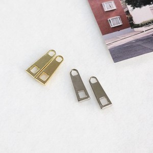 어룸 [3호-10개입] 지퍼머리장식 지퍼손잡이 지퍼탭(발리2컬러), 니켈, 10개