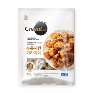 CJ제일 저온-크레잇 누룩치킨가라아게2KG, 1개, 2kg