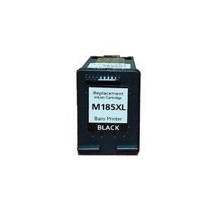 INK-M185 C185 M185XL 검정 컬러 호환잉크 SL-J1680 J1780W J1685, 4배대용량재생 검정 M185, 1개