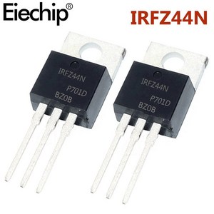 트랜지스터 IRFZ44N MOSFET TO-220 파워 49A 55V 전계 효과 정품 10 개, 1개