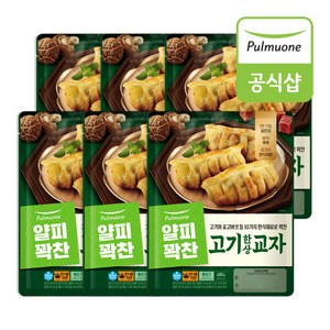 [풀무원] 얄피꽉찬 한식교자 고기한상만두(400g) x 6봉, 400g, 6개