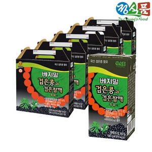 베지밀 검은콩과 검은참깨 두유, 190ml, 80개