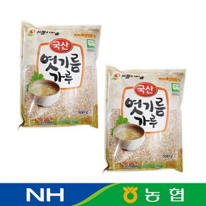 농협 국산 엿기름가루 500g 엿기름가루1kg (500g+500g), 2개