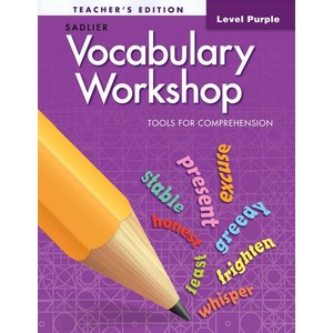 Vocabulay Wokshop Level Puple (Teaches Edition) (G-2):Tools fo Compehension, Vocabulay Wokshop Level Pu.., Jey L. Johns(저), SADLIER