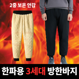 그리드오브 3세대 겨울 혹한기 패딩 방한바지 작업복