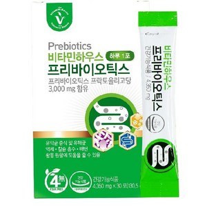 비타민하우스 프리&포스트 바이오틱스 4 350mg x 2ea, 6개, 30회분